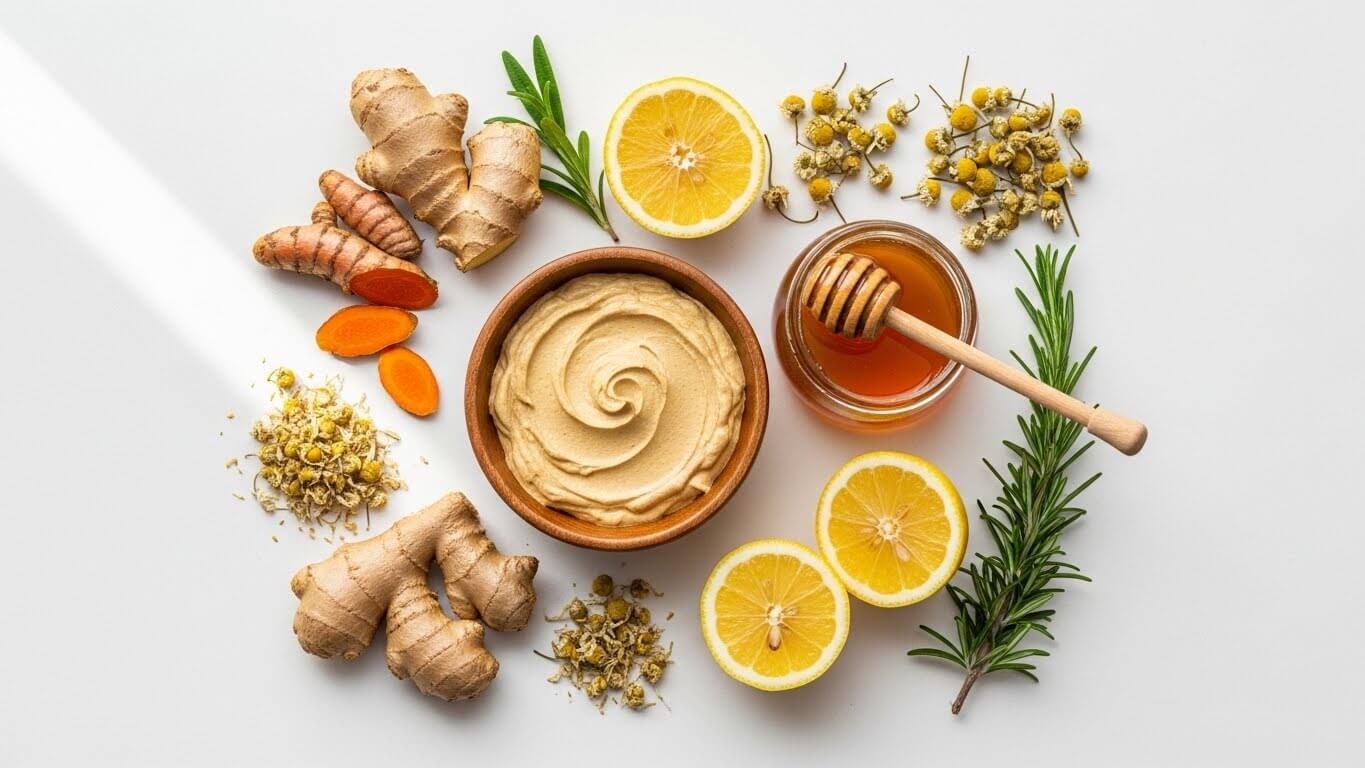 천연 성분 기반 면역 건강 관리 이미지