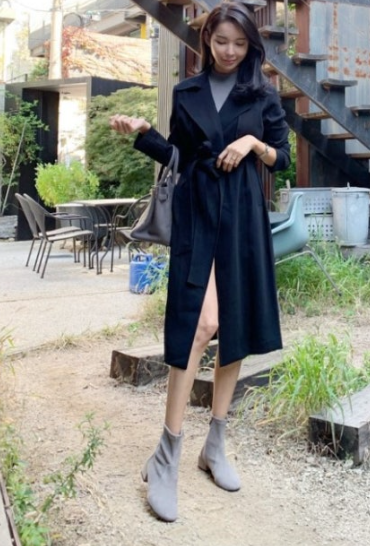 스웨이드 부츠 사진