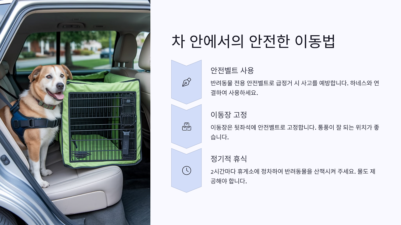 차량에서의 안전한 이동법