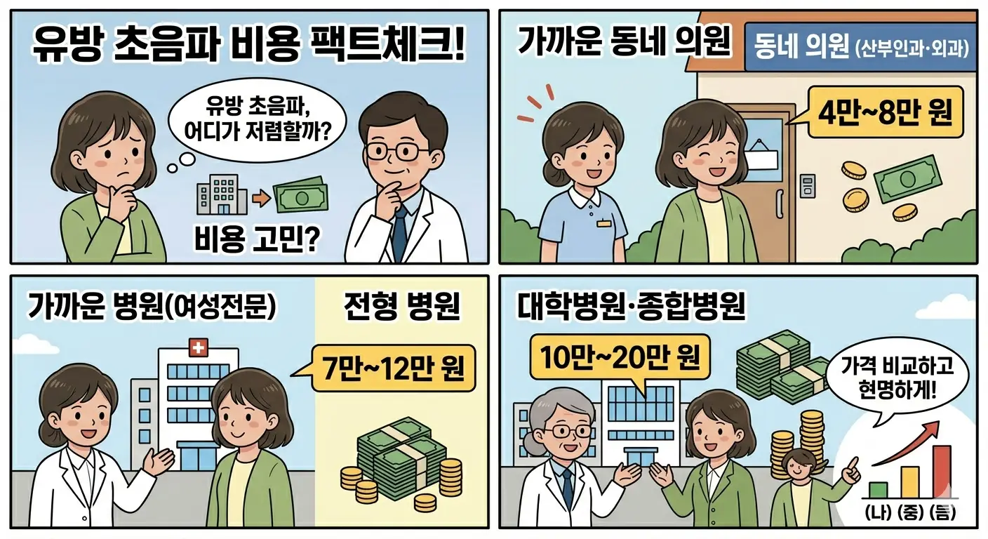 유방 초음파 검사 비용