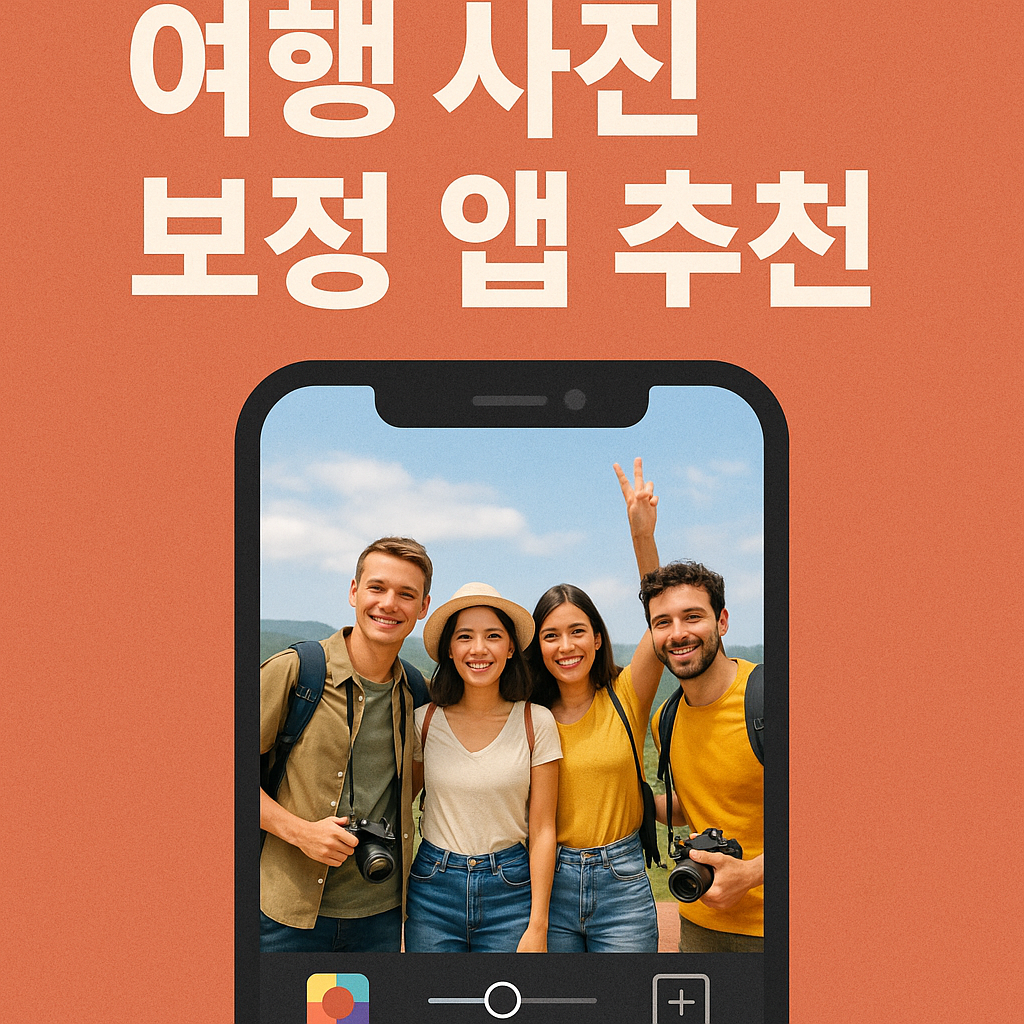 여행 사진 보정 앱 추천, 에스 앤 에스 감성까지 살려주는 꿀앱 정리
