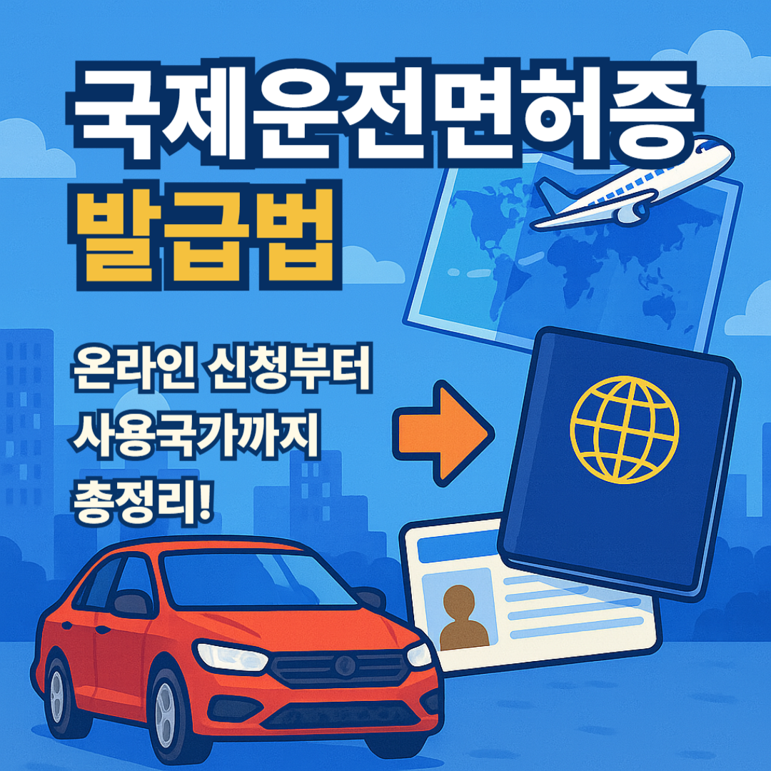 국제운전면허증 발급 방법