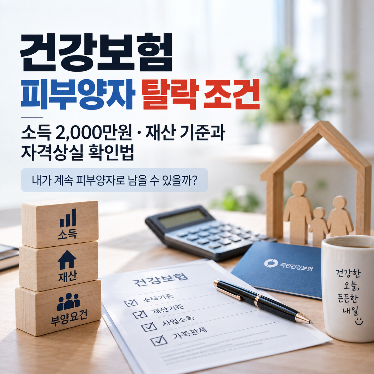 건강보험 피부양자 탈락 조건