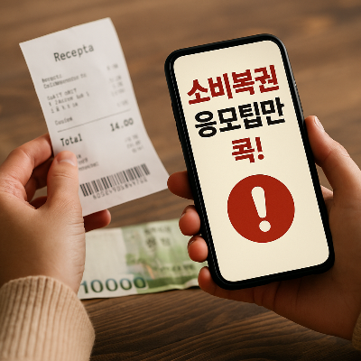 상생 소비복권! 상생페이백 응모팁 5분만에 정리하기