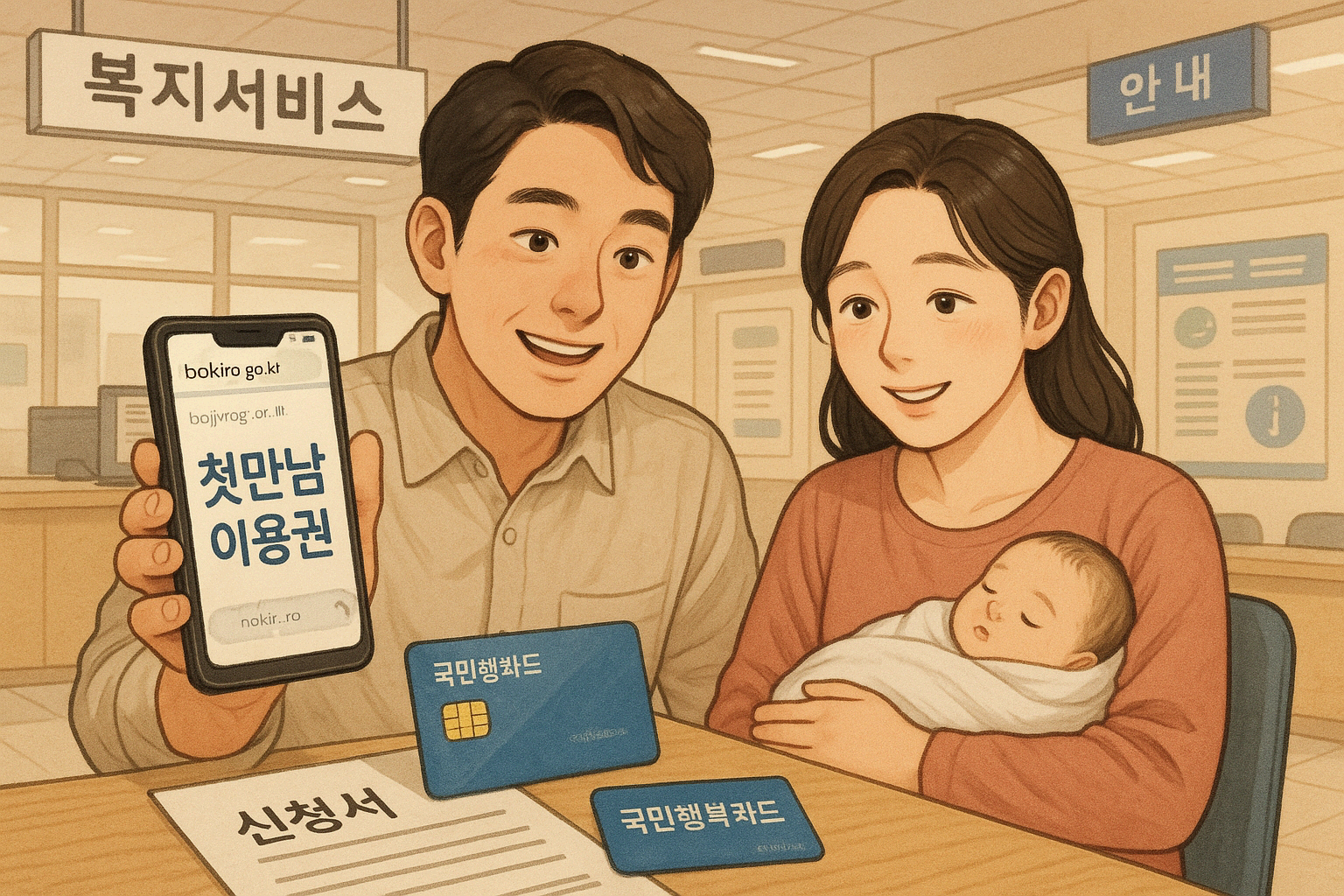 첫만남이용권 신청 방법 및 절차