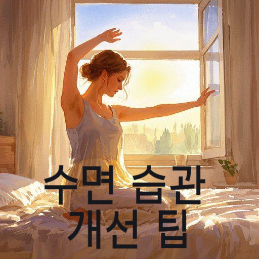 수면 습관 개선 팁: 숙면을 위한 생활 습관 변화