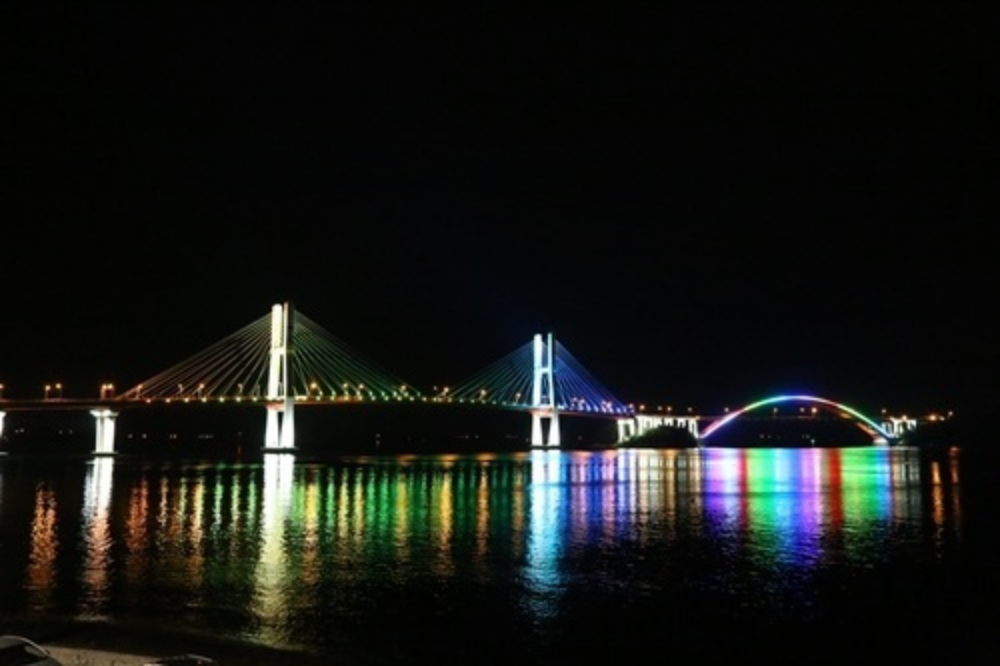 삼천포대교 야경