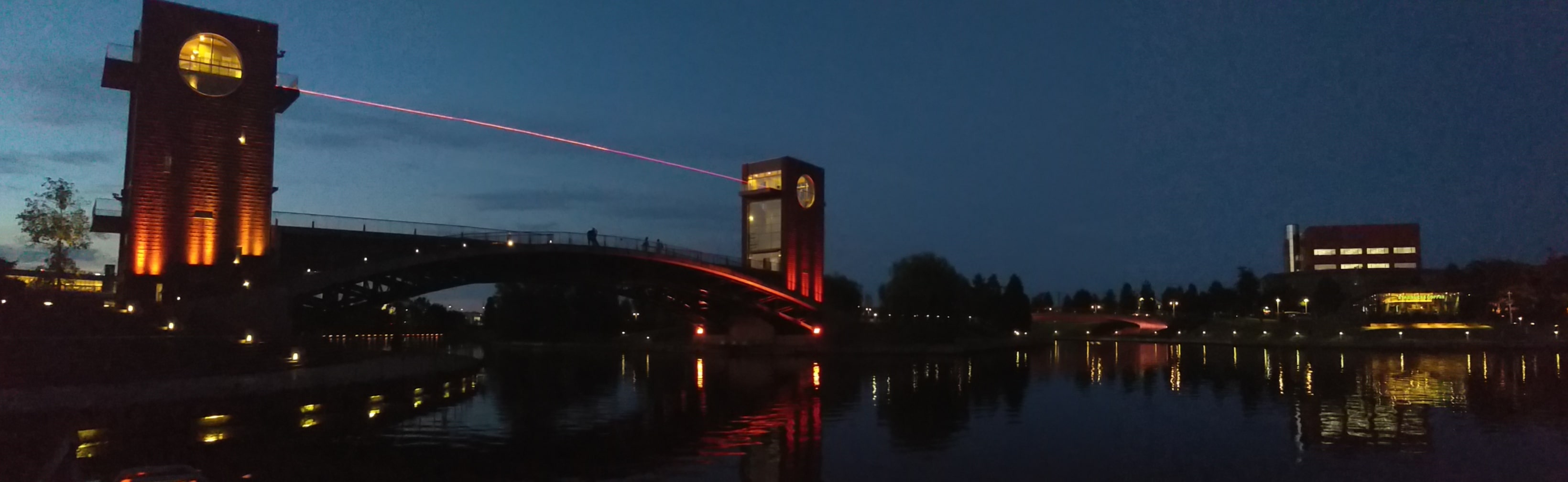 후간 운하 환수 공원 야경