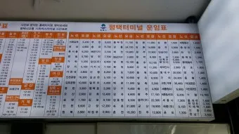 청주 시외버스터미널 시간표 예매 요금표_8