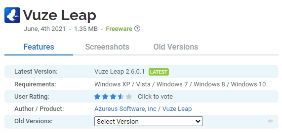 Vuze-Leap