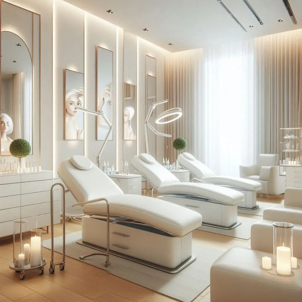 피부,체형관리 샵 배경