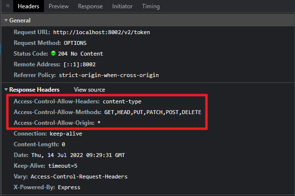 node-cors