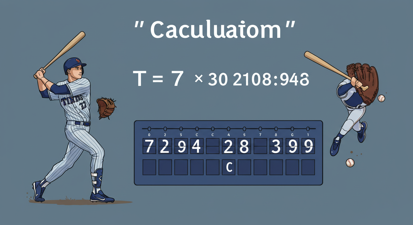 야구 타율의 비밀! 할푼리 계산, 이제 완벽하게 이해해보세요