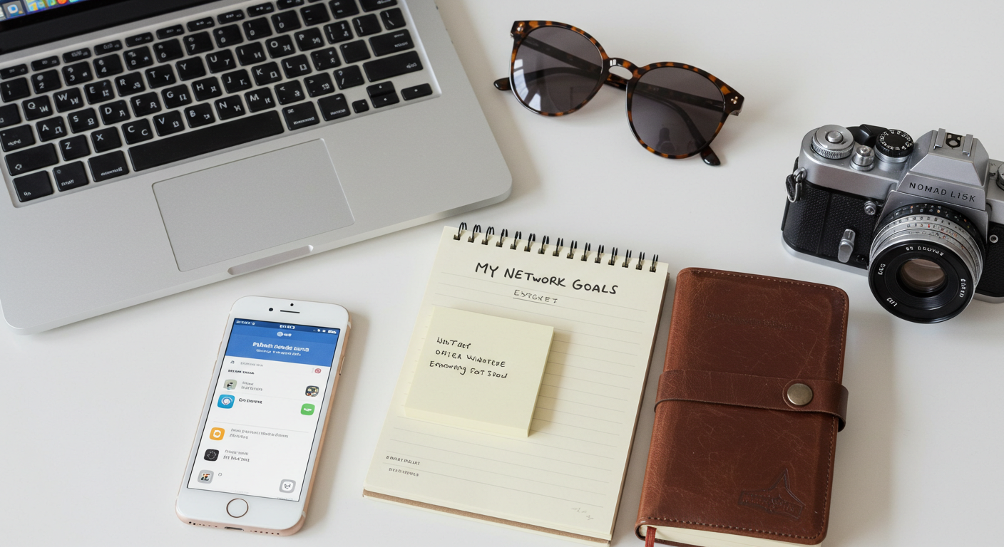 커뮤니티 전략을 구상 중인 디지털 노마드의 데스크