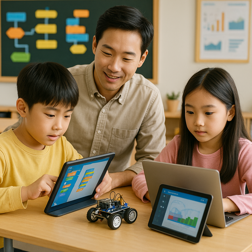 블록 코딩으로 시작하는 초등 학습법