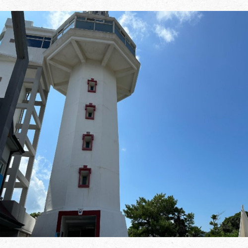 여수 바다와 오동도 전경