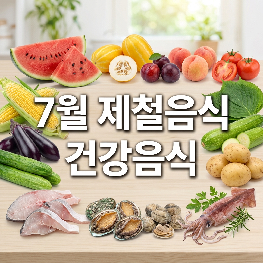 7월 제철음식 건강음식