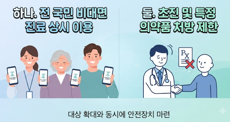 비대면 진료 및 약 배송
