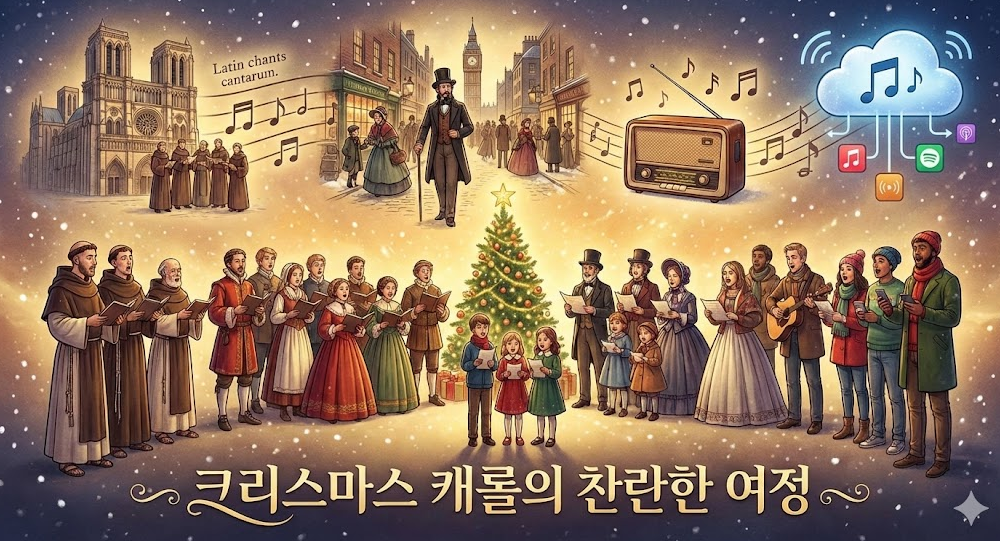 크리스마스 케롤 관련 그림