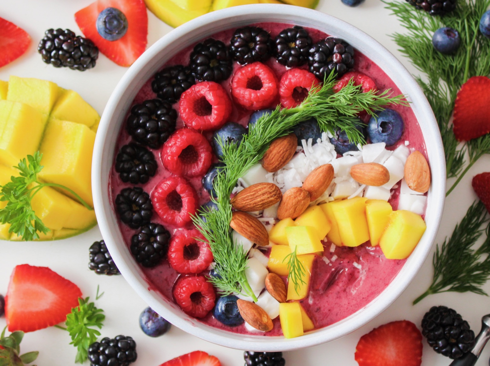 엘더베리 샐러드