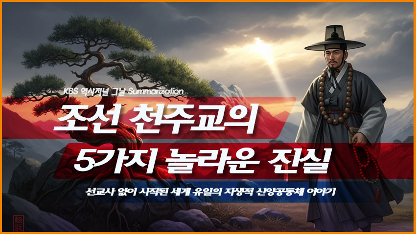 당신이 몰랐던 조선 천주교의 5가지 놀아운 진실