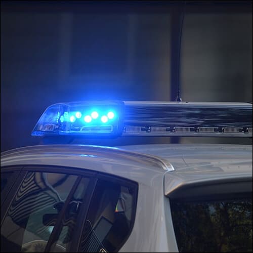 경찰차 경광등