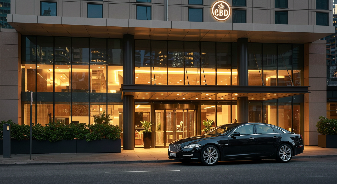 고급 세단 렌터카