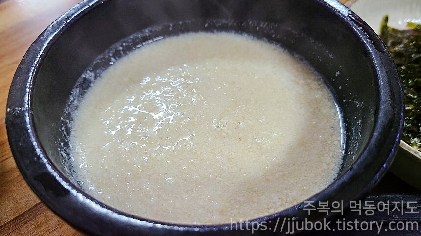 서가네보리밥-보리밥정식-콩비지찌개