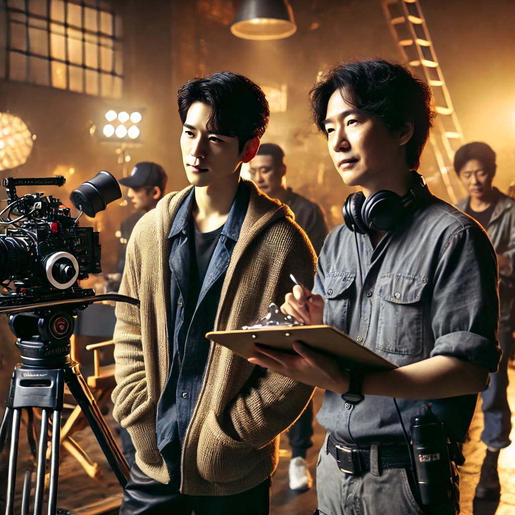 한국 영화 감독과 일본 영화 감독의 사진