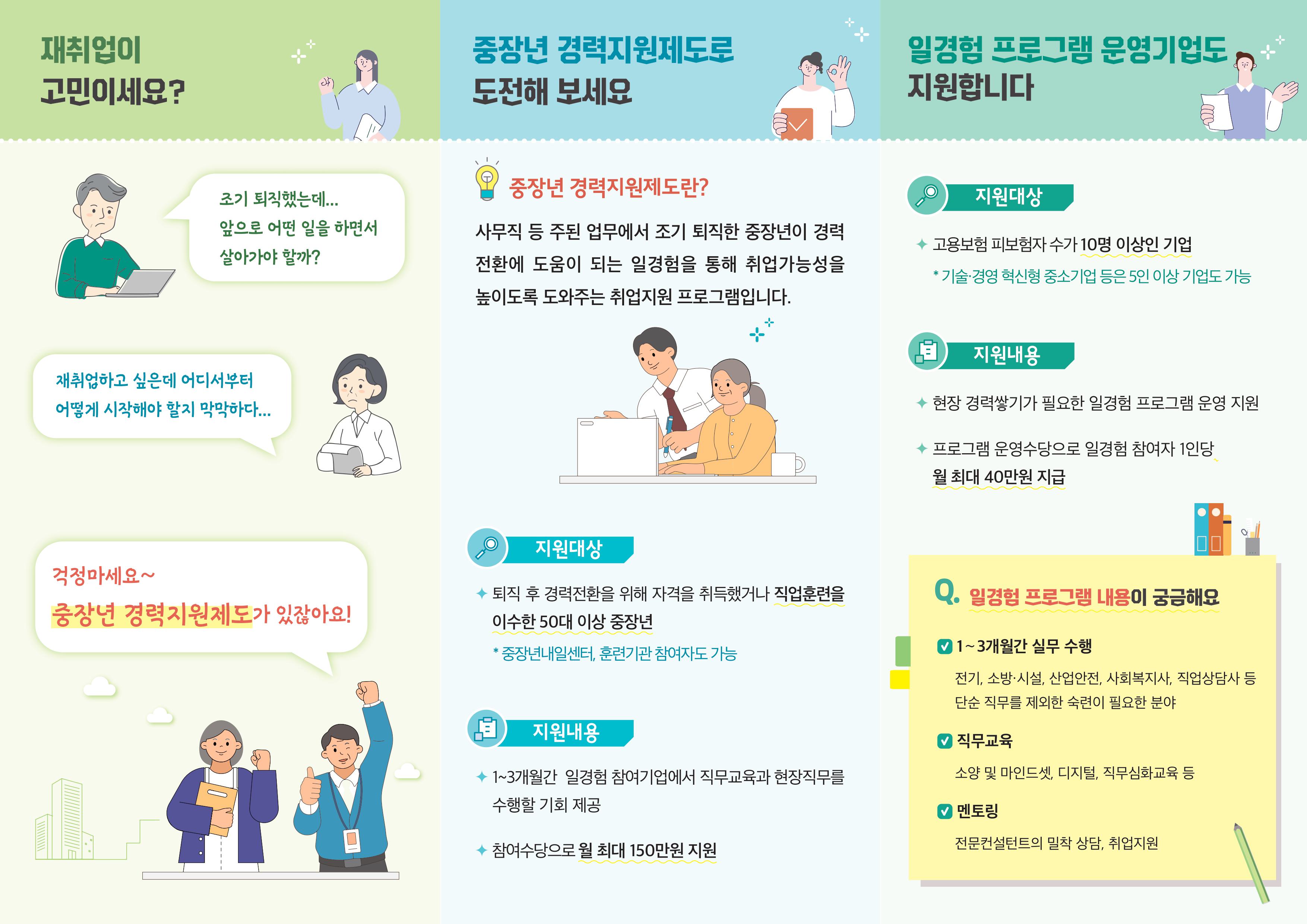 중장년 경력지원제 신설