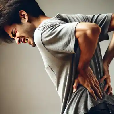 췌장암 허리 통증 위치1