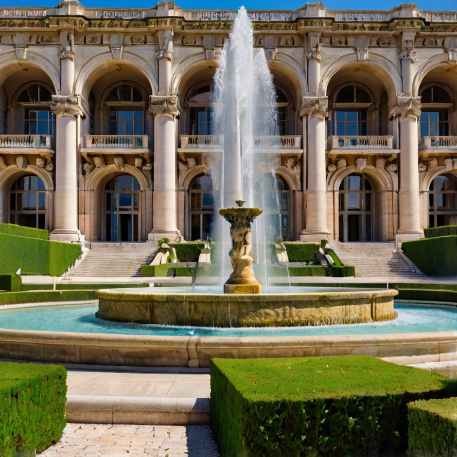 마르세유 여행 명소 롱샴궁을 묘사한 이미지