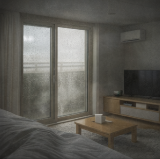 24편. 비 오는 날 집 안 공기가 답답하게 느껴지는 이유