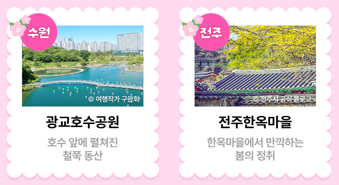 광교호수공원, 전주한옥마을