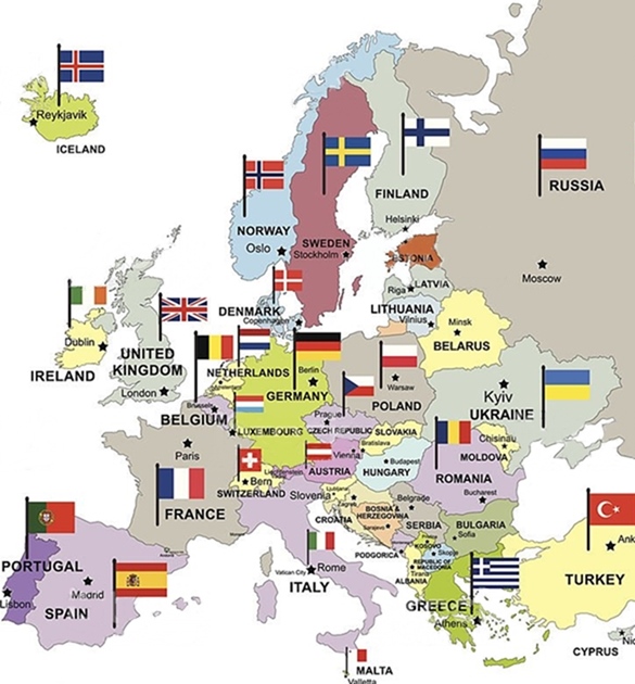 EU 지도