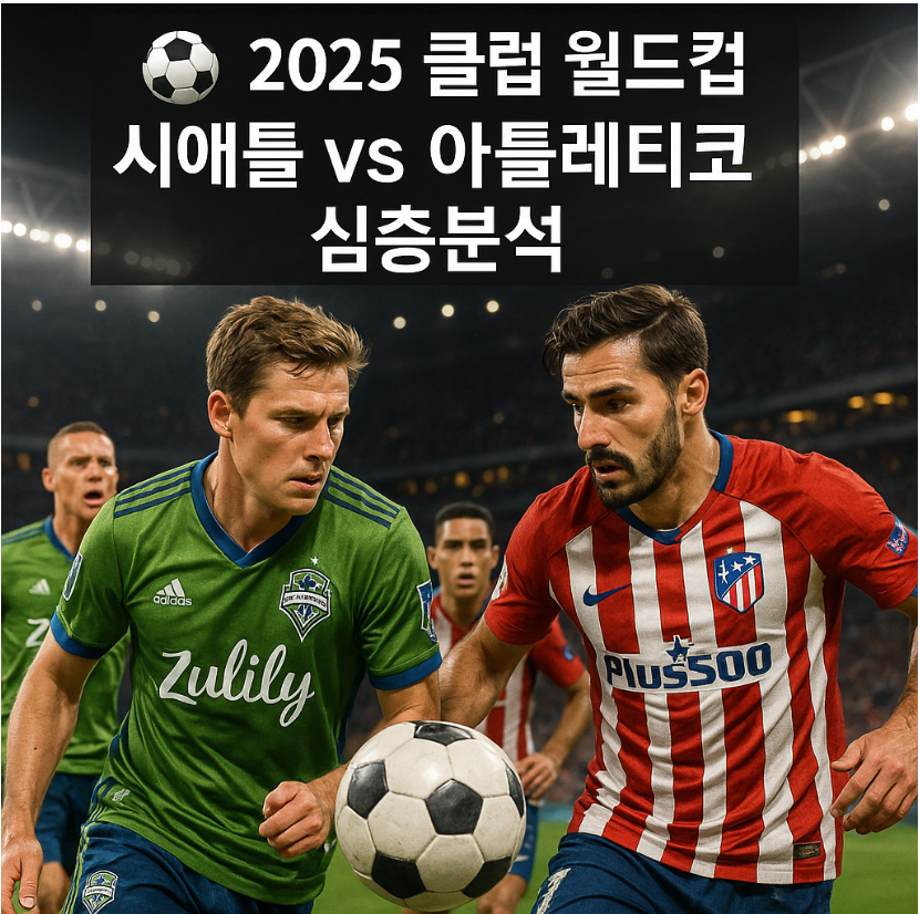 ⚽ 2025 클럽 월드컵 시애틀 vs 아틀레티코 심층분석
