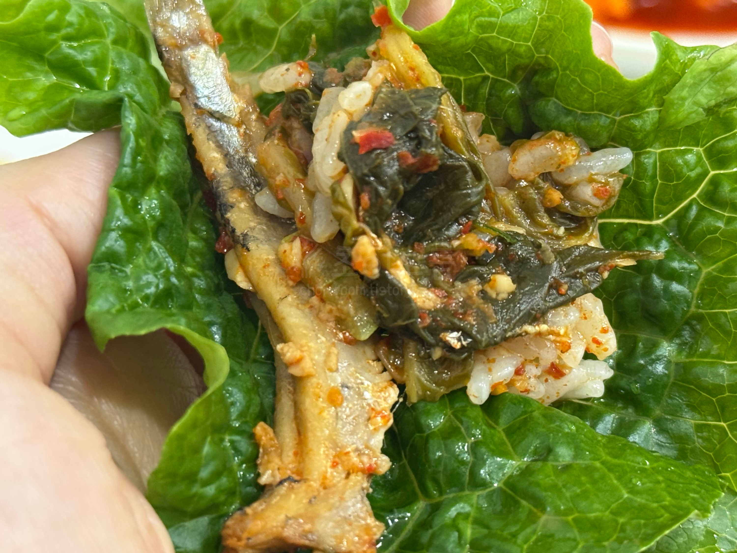 멸치쌈밥