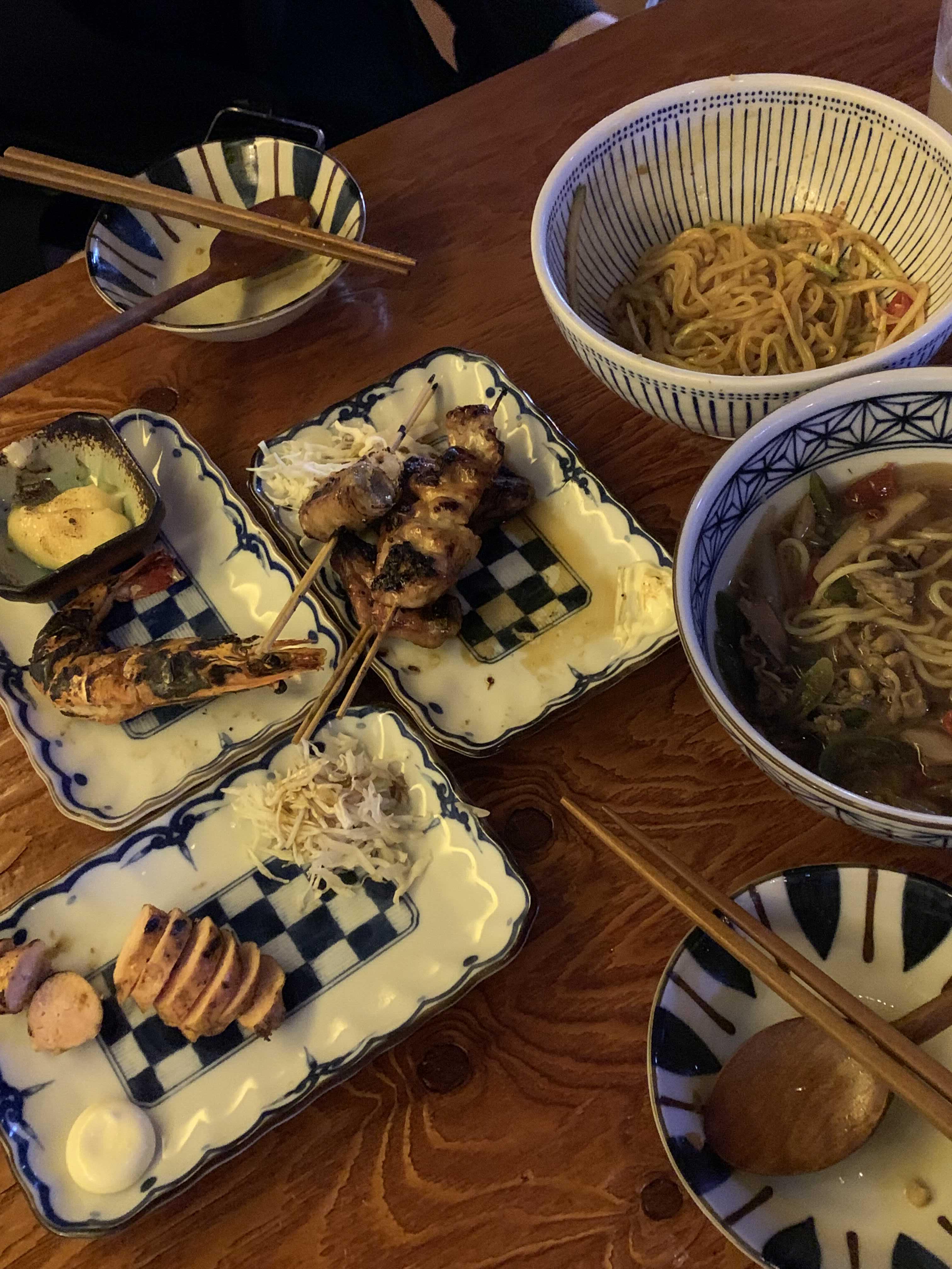 대림국수 꼬치종류와 국수메뉴
