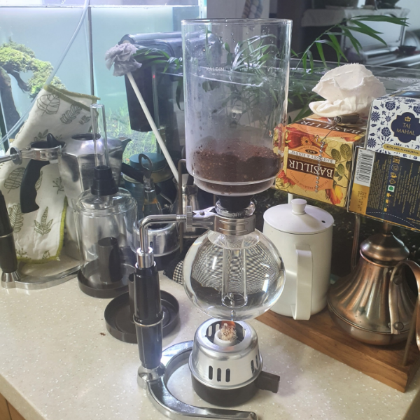 친구가 내려준 사이폰 커피