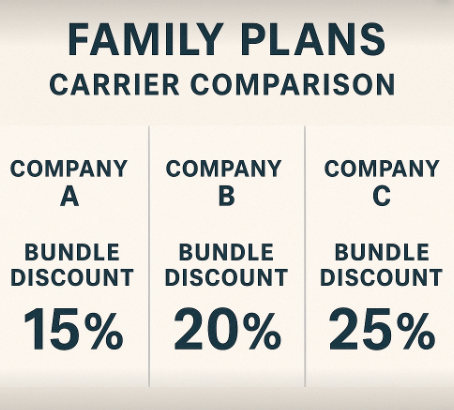 (결합 할인 중심으로 가족 요금제 통신 3사 비교) 사진