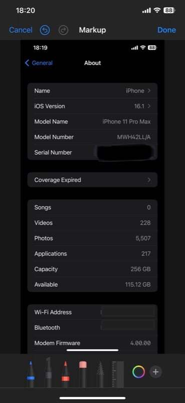 아이폰 사진 편집 앱으로 정보 가리기