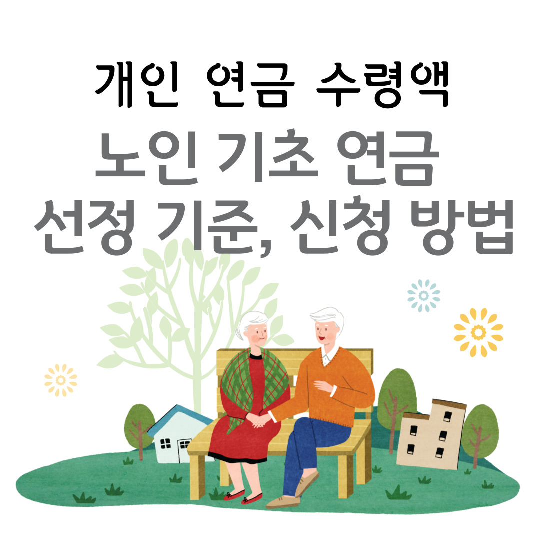 개인 연금 수령액 (노인 기초 연금 선정 기준과 신청 방법)