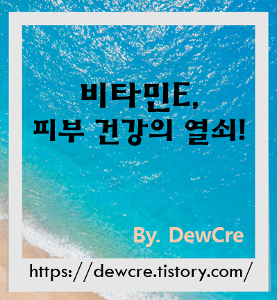 피부 나이를 되돌린다? 비타민E가 주는 건강한 변화