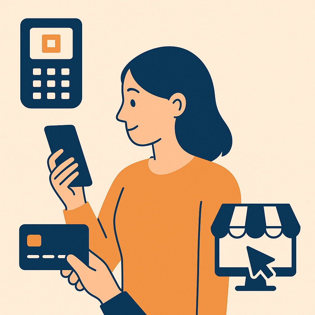 핀테크 실제 생활 이미지 사진