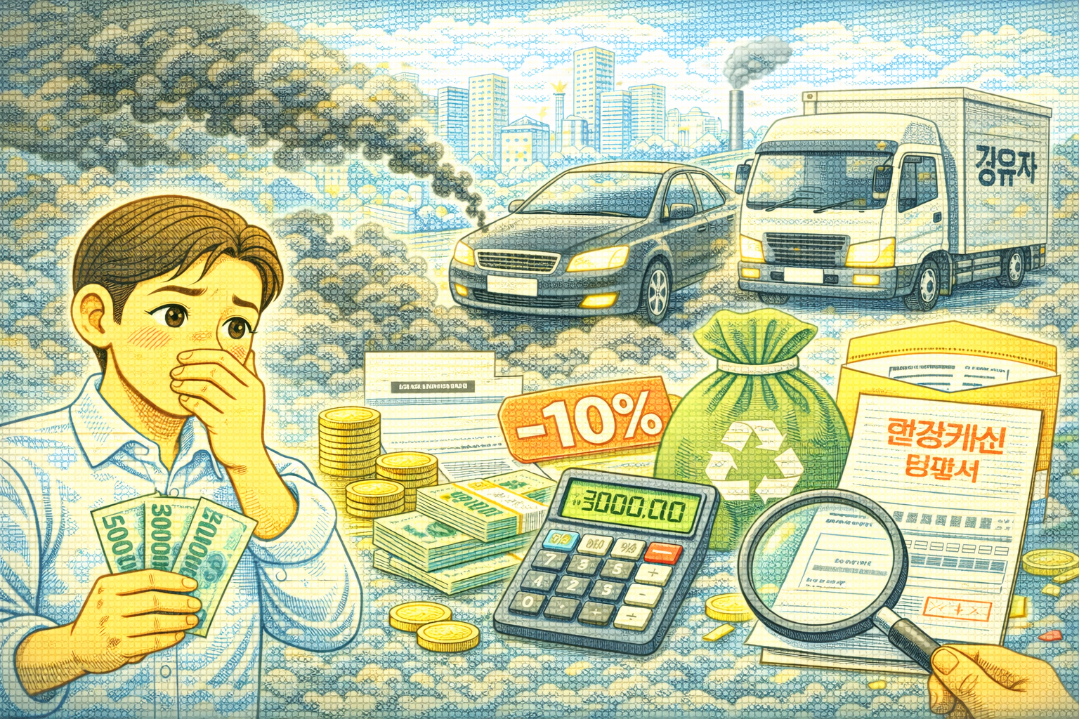 환경개선부담금 관련 사진첨부