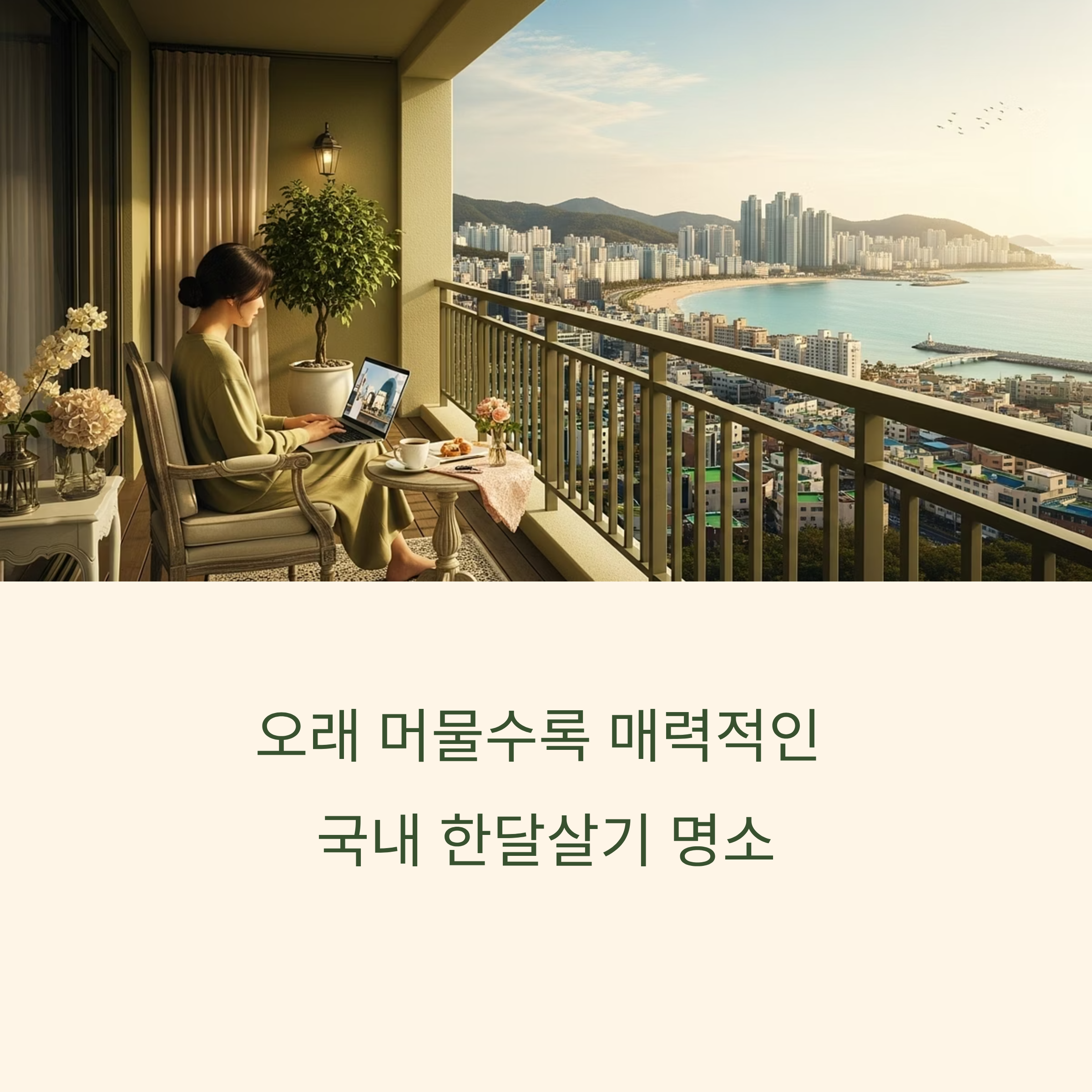 국내 한달살기 추천