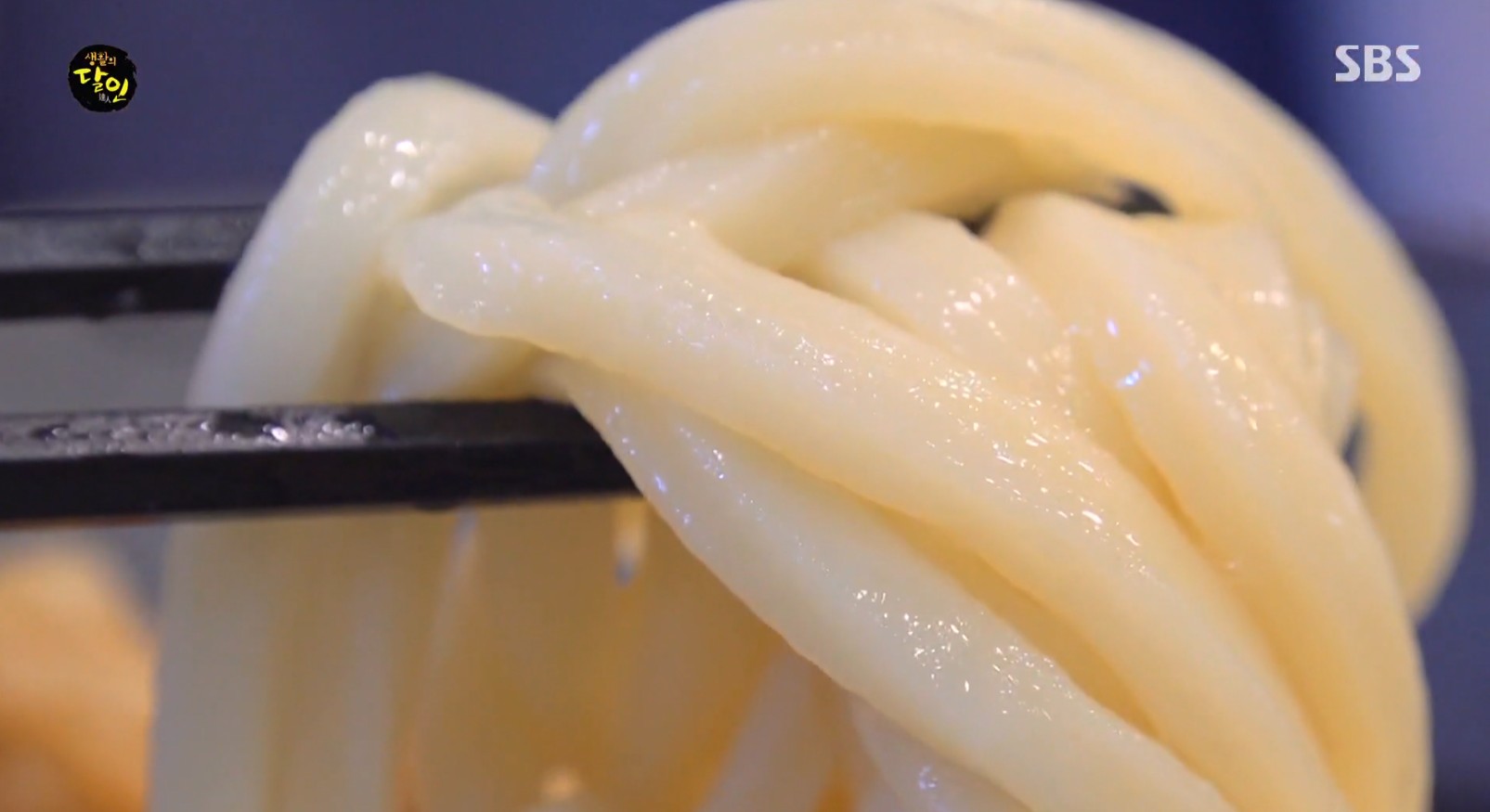 생활의 달인 은둔식달 일본 가가와식 냉우동달인 냉우동면