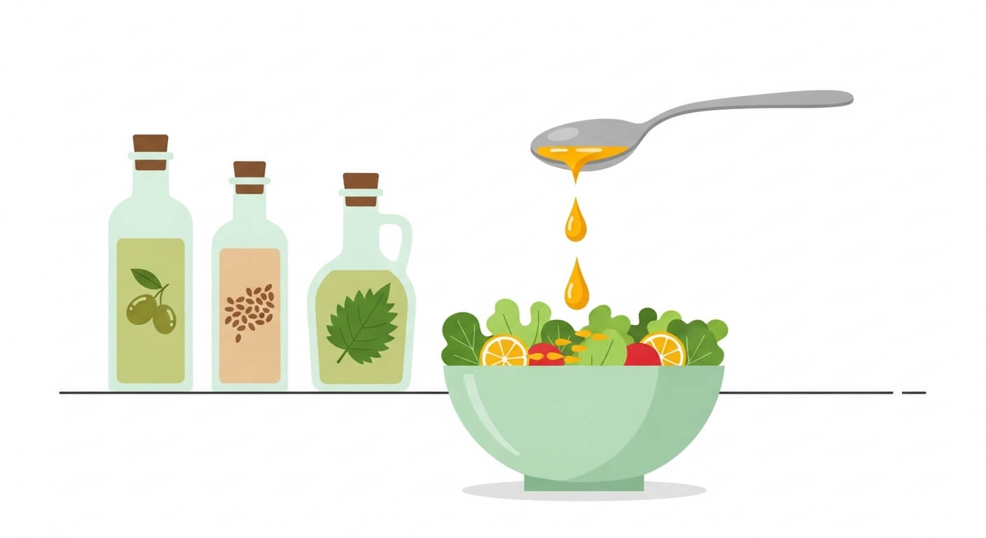 생으로 먹는 오일 (샐러드, 드레싱, 토핑용)
