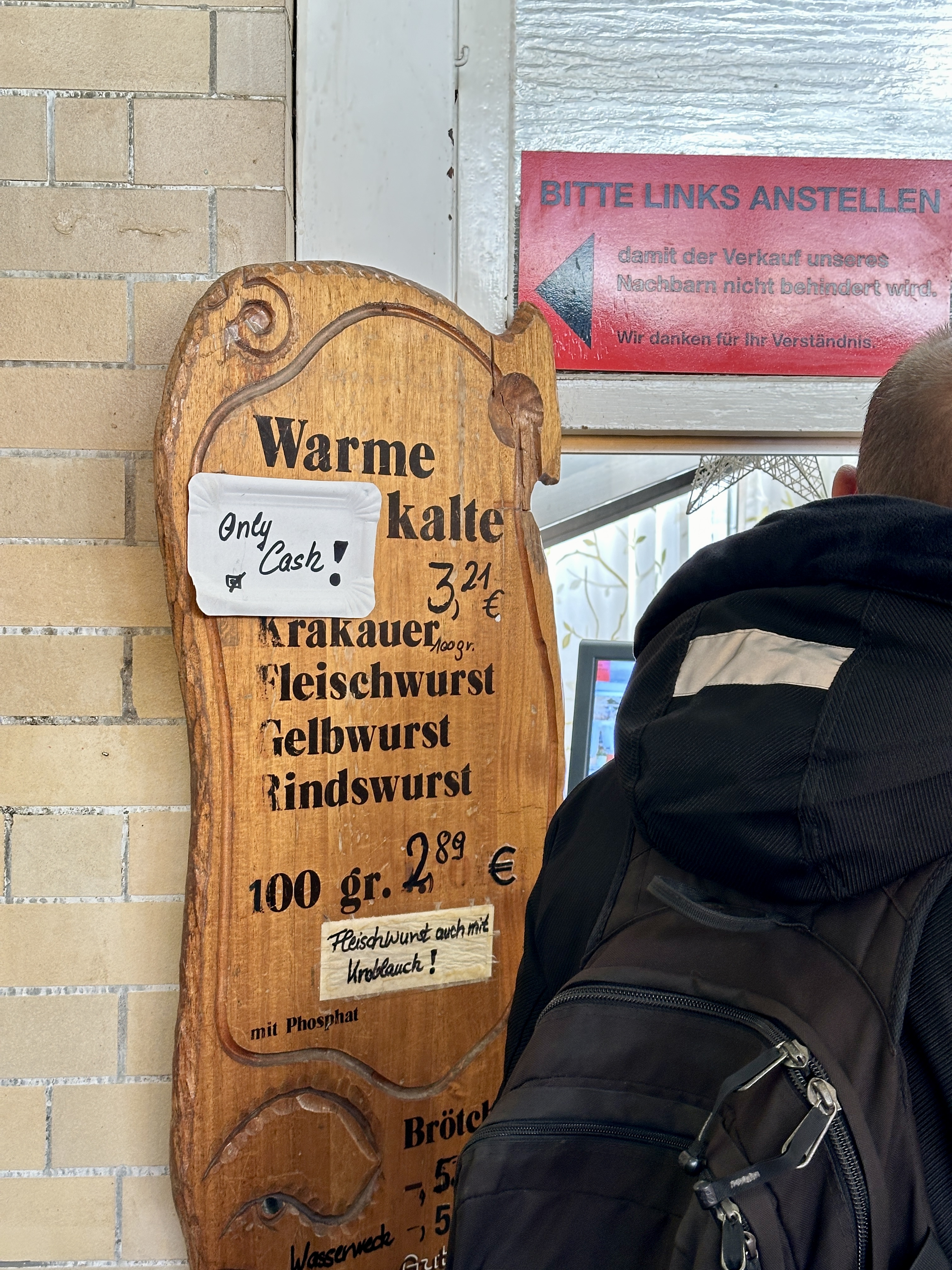 프랑크푸르트 중앙시장 소세지 가게