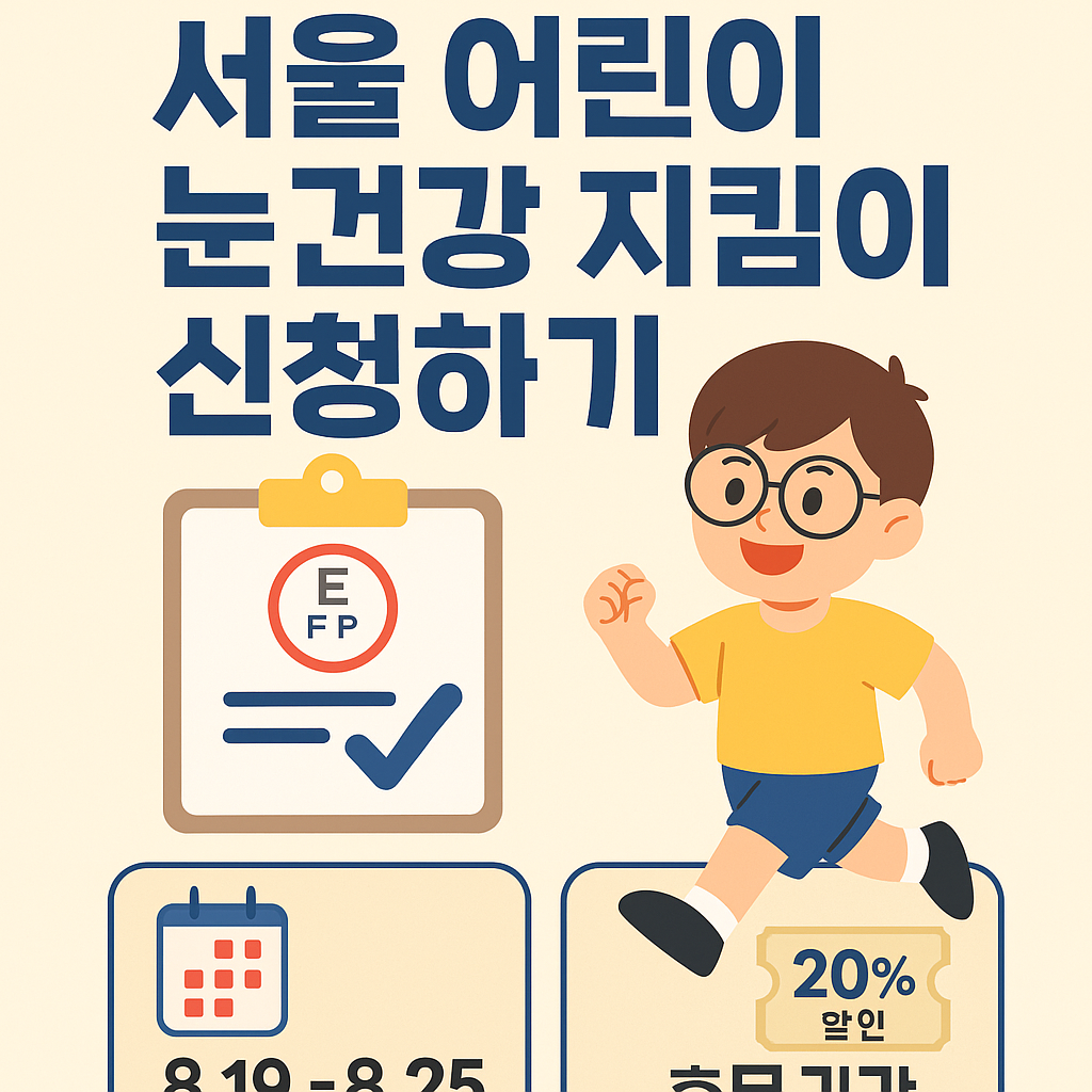 서울 어린이 눈건강 지킴이